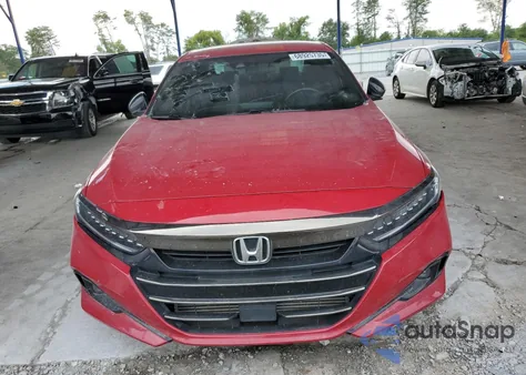 2021 Honda Accord Sport из США, поврежденный, VIN 1HGCV1F34MA098747